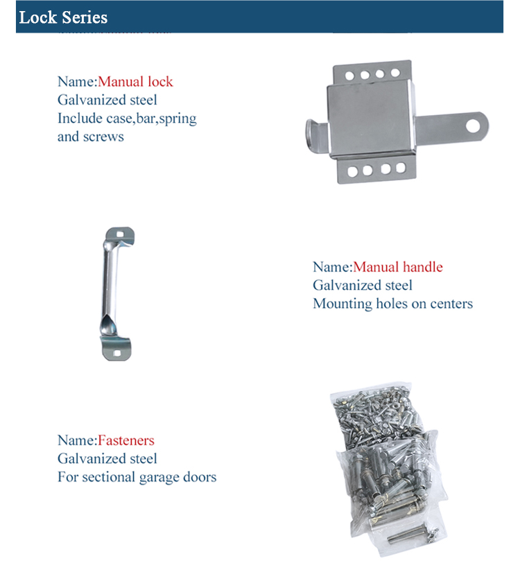 sectional garage door hardware kit