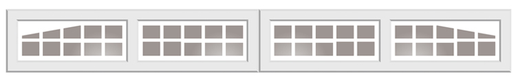 Standard panel garage door