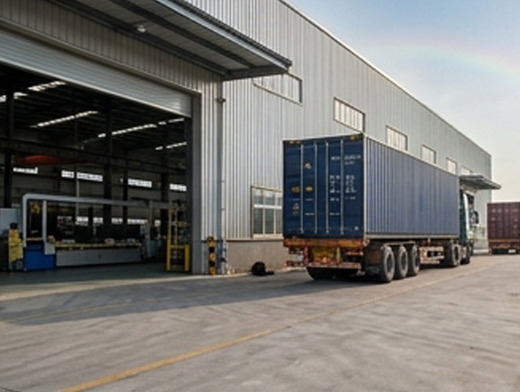 Contenerización de carga industrial en climas fríos ejecutada con control de calidad por Xufeng Door
