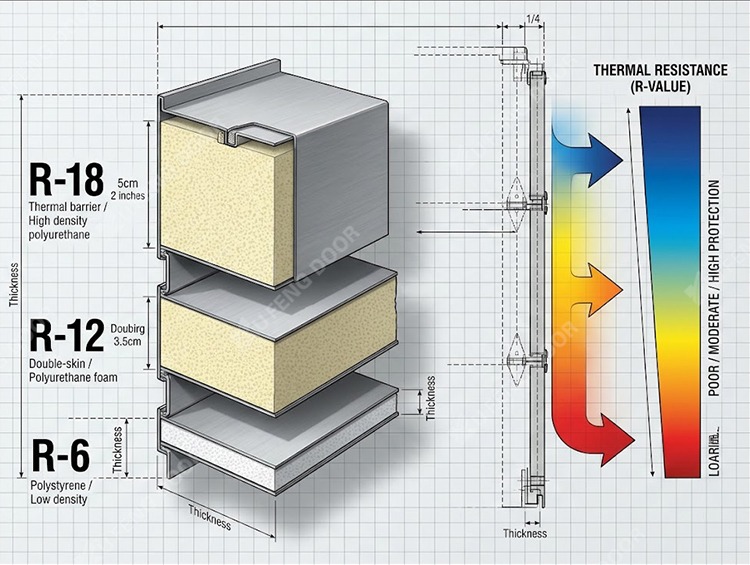 Best insulation materials comparison for garage door thermal retrofit