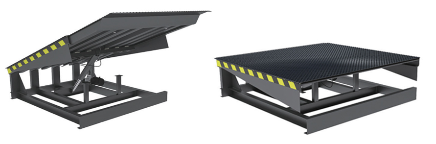 hydraulic platform dock leveler