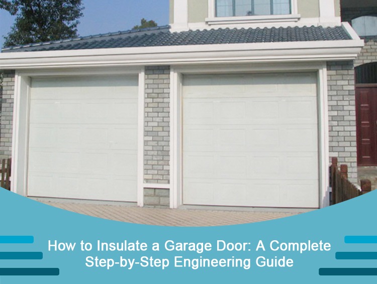 How to insulate a garage door thermal assessment and inspection on sectional door