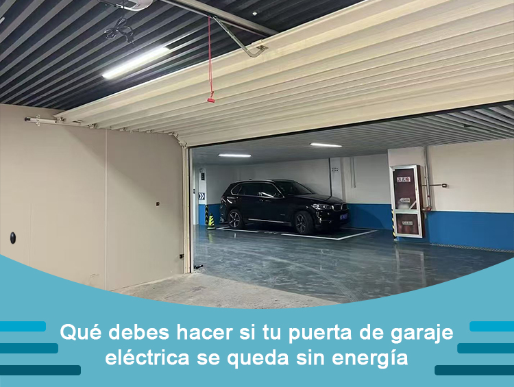 la puerta del garaje pierde energía