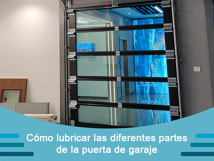 Lubricar piezas de puerta de garaje