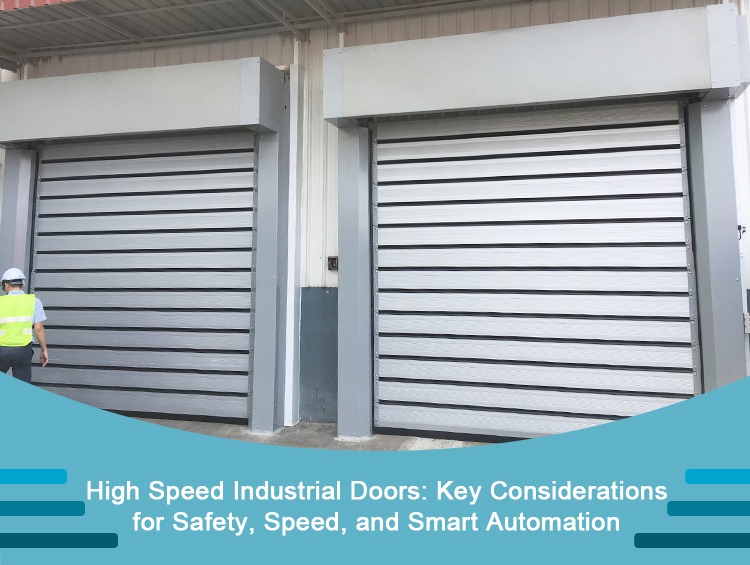 Modern high-speed industrial sectional door