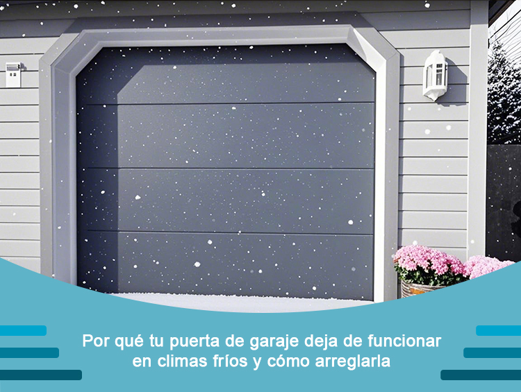 puerta de garaje no funciona en clima frío