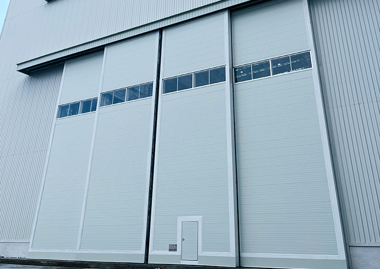 Puertas deslizantes industriales pesadas