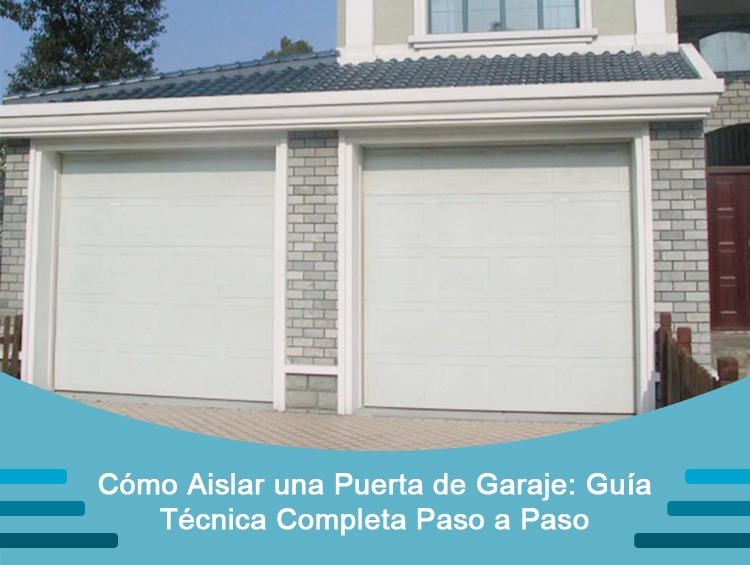 Cómo aislar una puerta de garaje inspección y evaluación térmica en puerta seccional