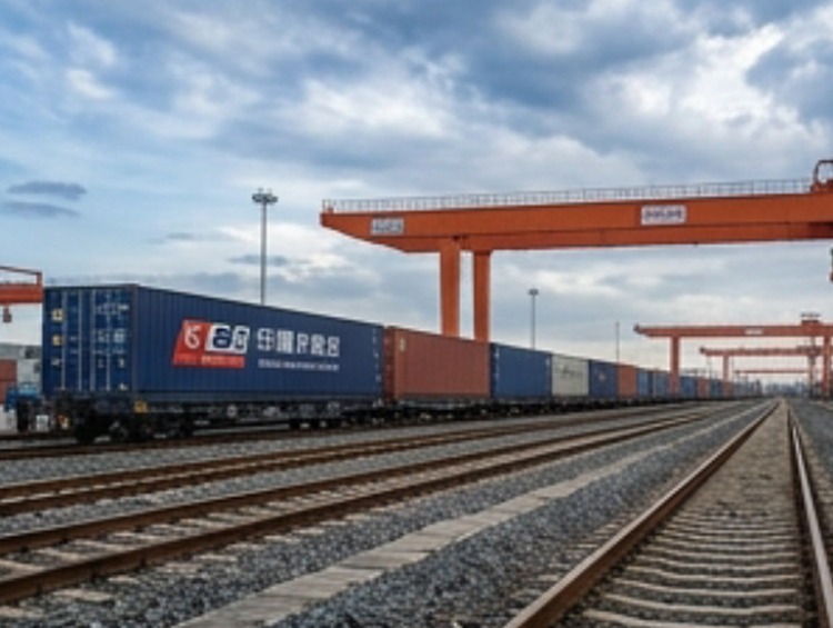 Contenerización de carga industrial en climas fríos con marcado bilingüe en ruso y certificación aduanera EAC