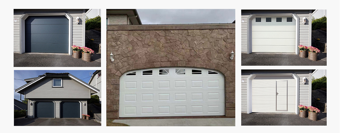 steel garage doors with vision windows