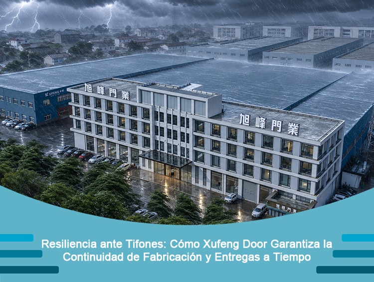Resiliencia ante tifones en fabricación y defensas perimetrales en la planta industrial de Xufeng Door