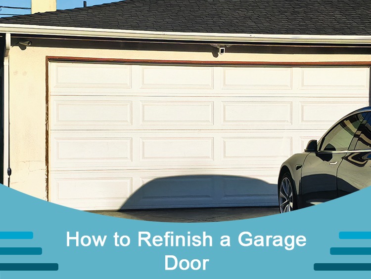 how to refinish a garage door
