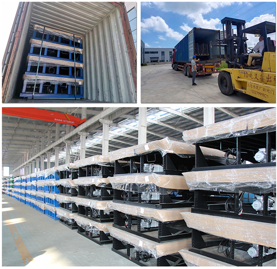 telescopic unloading platform