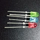 3mm oval red led