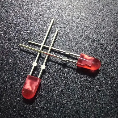 3mm 346 oval red LED diodes