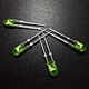 3mm oval green led