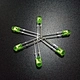 3mm oval green led