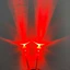 5mm round LED dip diodes in red