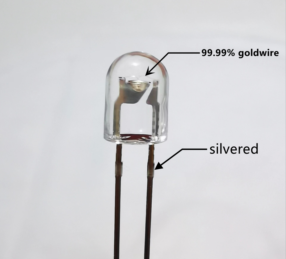 5mm short leg oval led