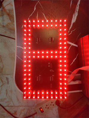 546 oval red led