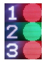 5mm round LED dip diodes in red