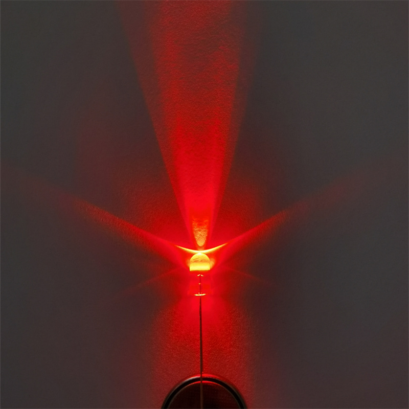 5mm round LED dip diodes in red