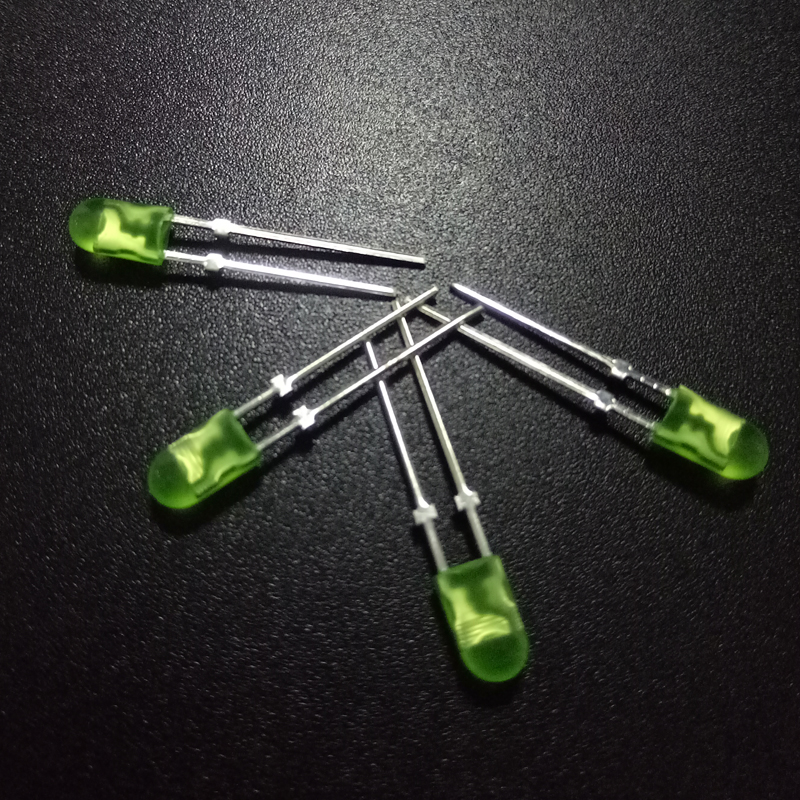 Oval LED diode
