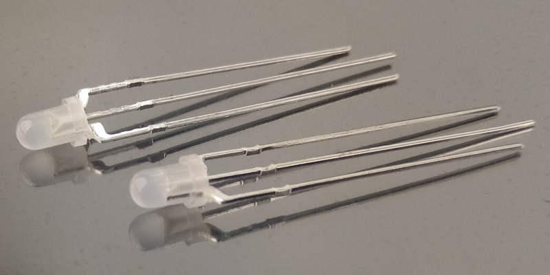 3mm led diode bi-color