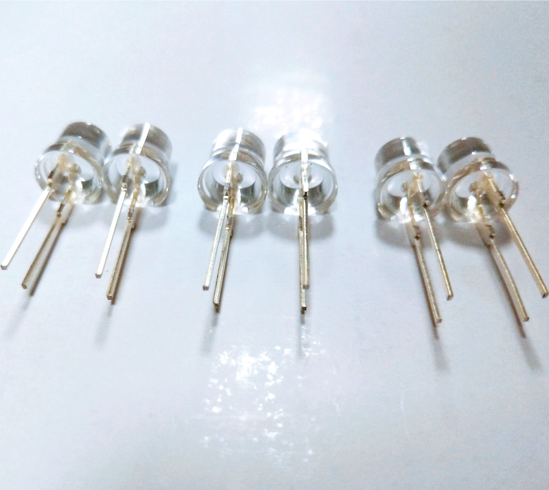 bi-color led diodes with common anode
