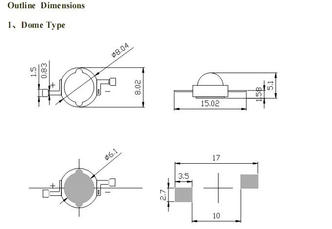 3w high power led
