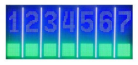 5mm round LED dip diodes in green
