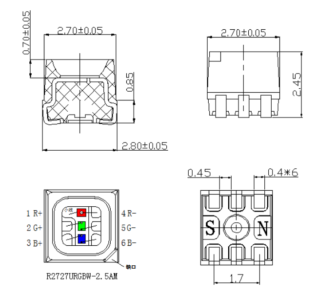 2727 RGB SMD LED