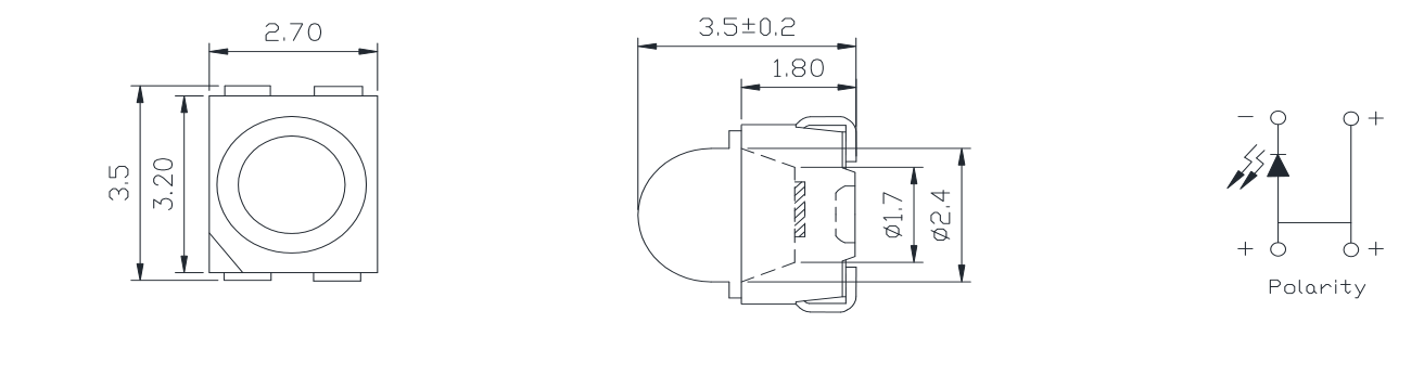 3528 PLCC-4 SMD LED