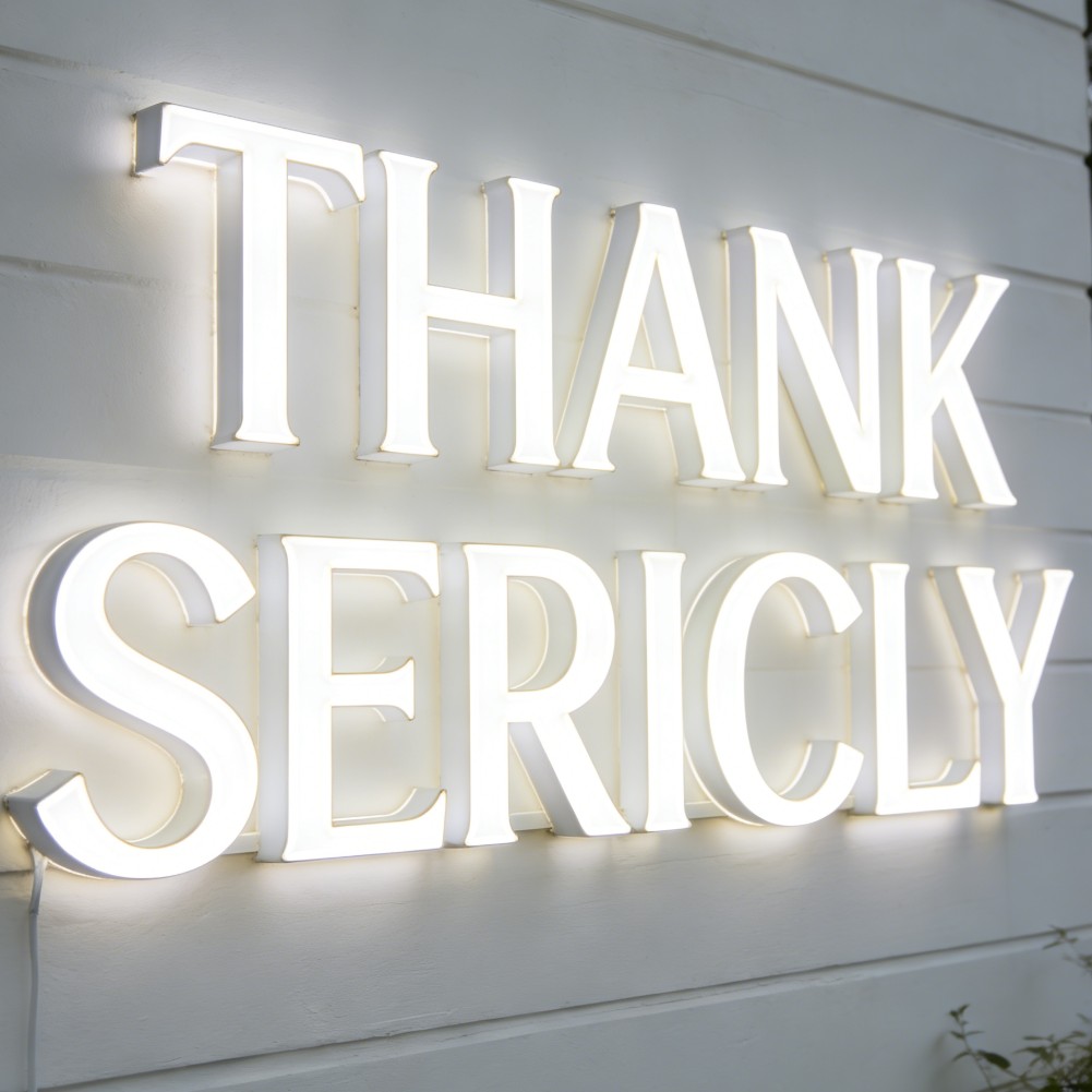 LED letter sign