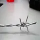galvanized barbed wire
