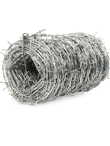 Galvanizado seguro alambre de puas de esgrima