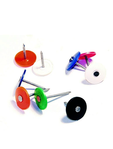 1-1/4" Inch Ring Shank Plastic Roofing Nails