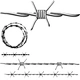 per roll galvanized 500 meters barbed wire kenya