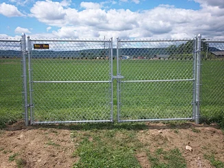 heavy guage chain link fencing