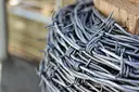 Galvanizado seguro alambre de puas de esgrima