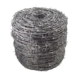 galvanized barbed wire
