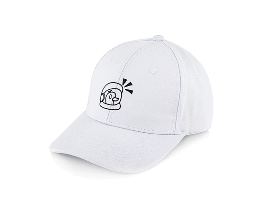 6 panel baseball cap with embroidery