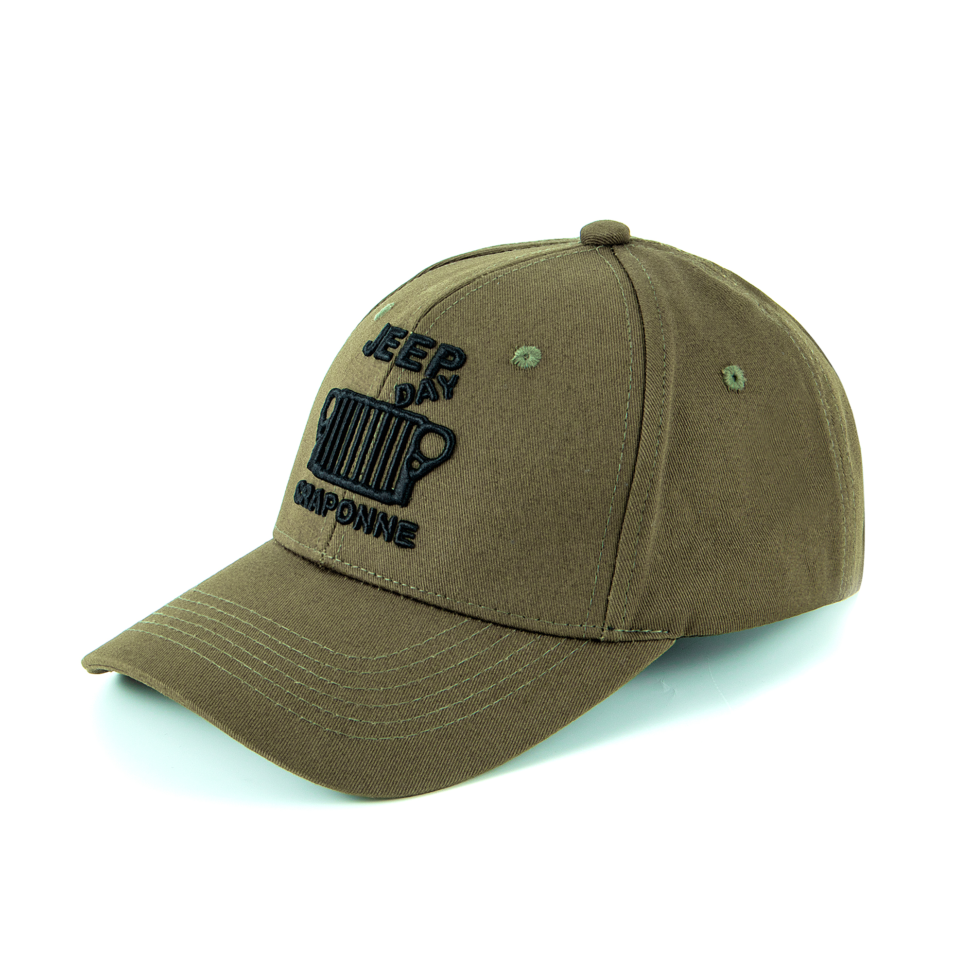 6 Panel Custom Baseball Hip Hop Cap With 3D Embroidery Logo
