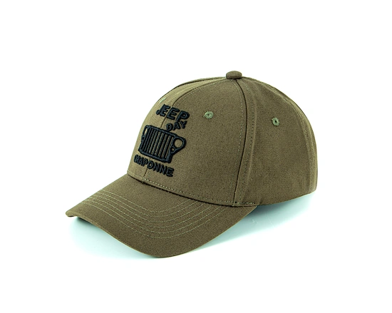 6 panel baseball cap with embroidery