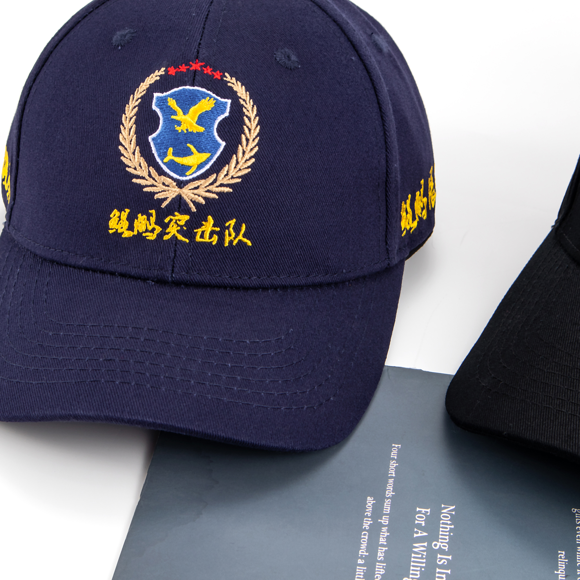 6 Panel Baseball Cap with Embroidery