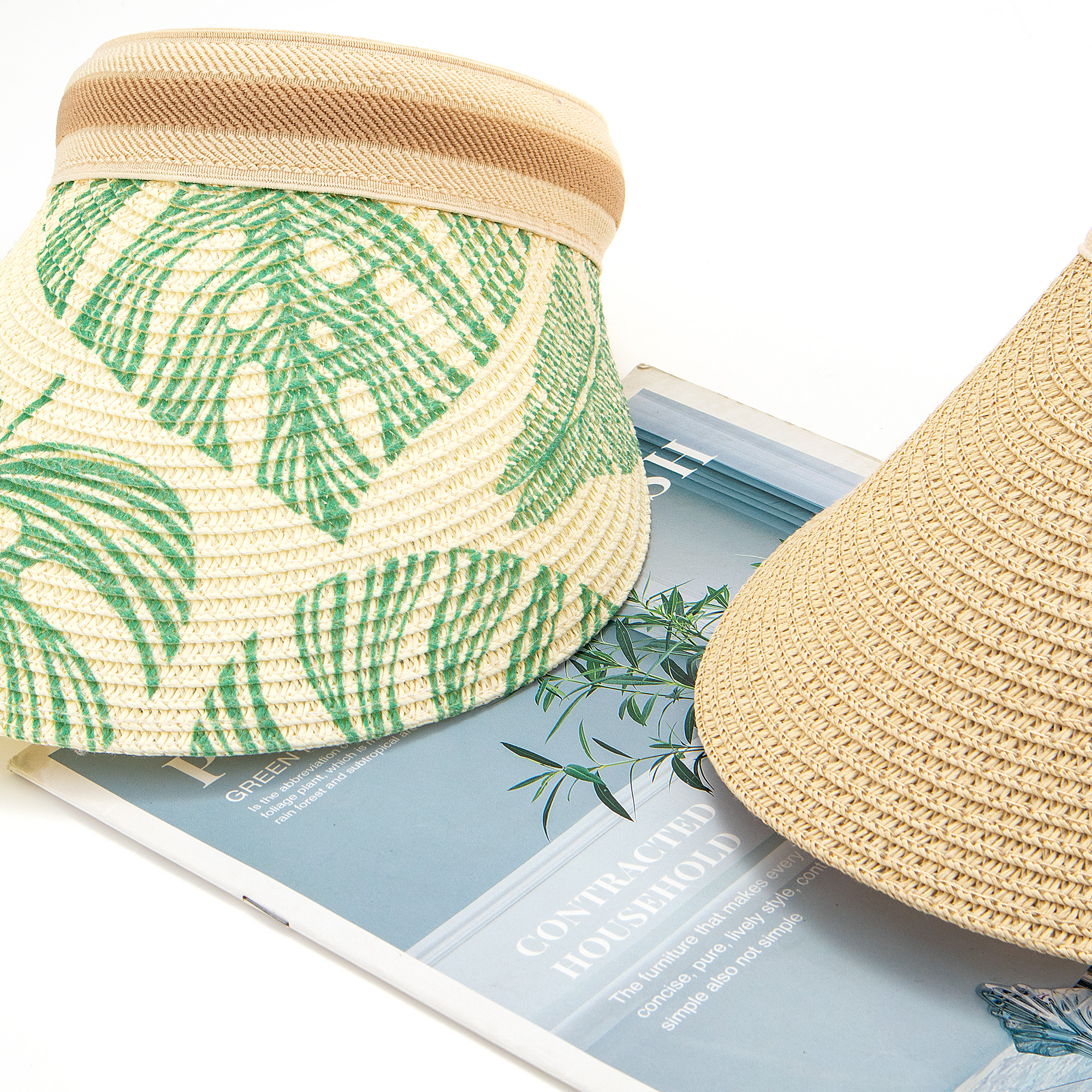 Womens Straw Hat with String