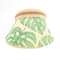 Hot Sell High Quality Paper Straw Summer Kids Beach Sun Straw Visor Hat Women