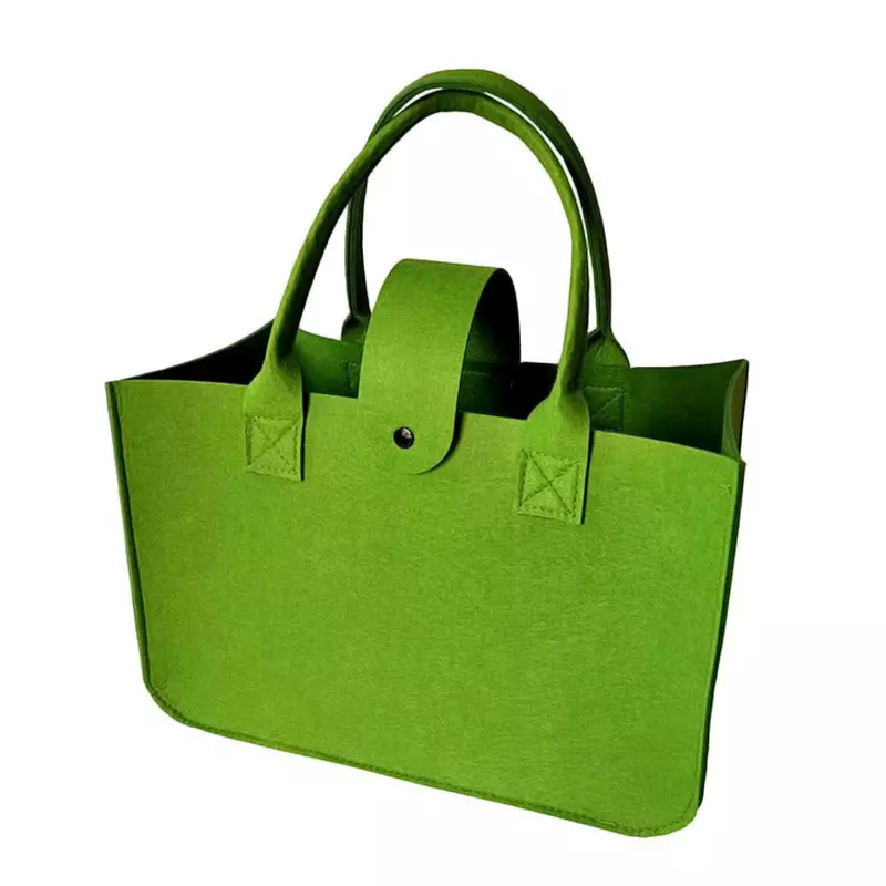 Multipurpose Felt Tote Bag for Shopping, Home Storage, Travel, Outdoor Dining