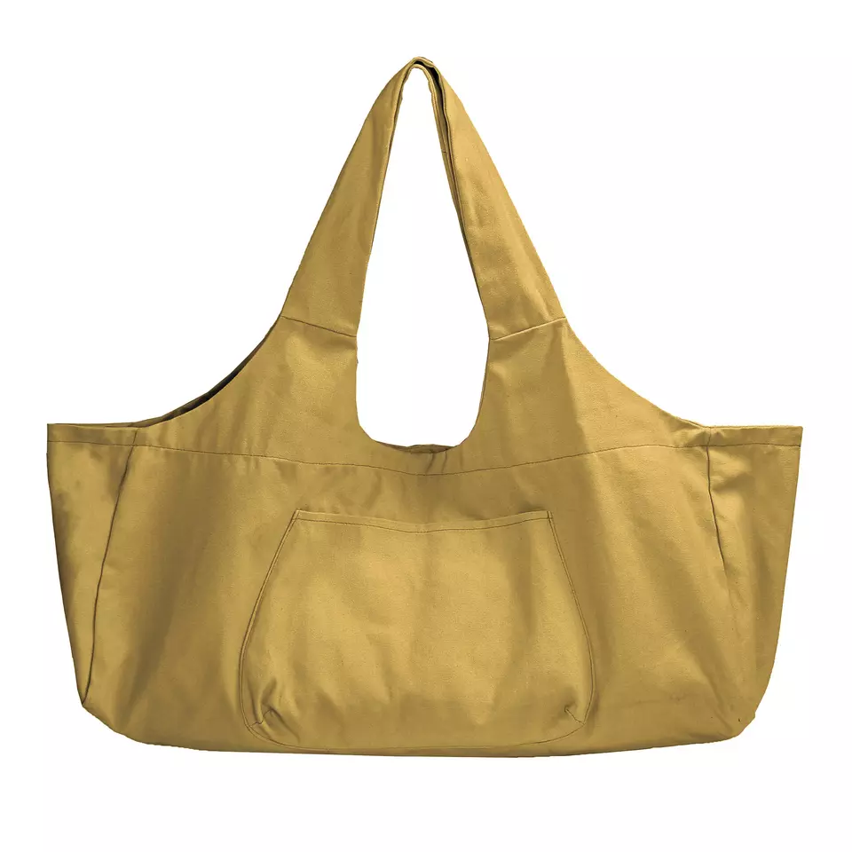 Eco-Friendly Large Canvas Tote Bag with Zipper, Tote Bags for Women for Travel, Beach, Work & Shopping