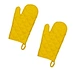 Cotton printing heat resistant kitchen BBQ oven mitt